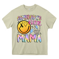 Mossy somebody's feral mama Heavy Core Tee - JahusDesignShop