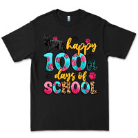 Black happy 100th days of school cat Premium Tee - Artiststas