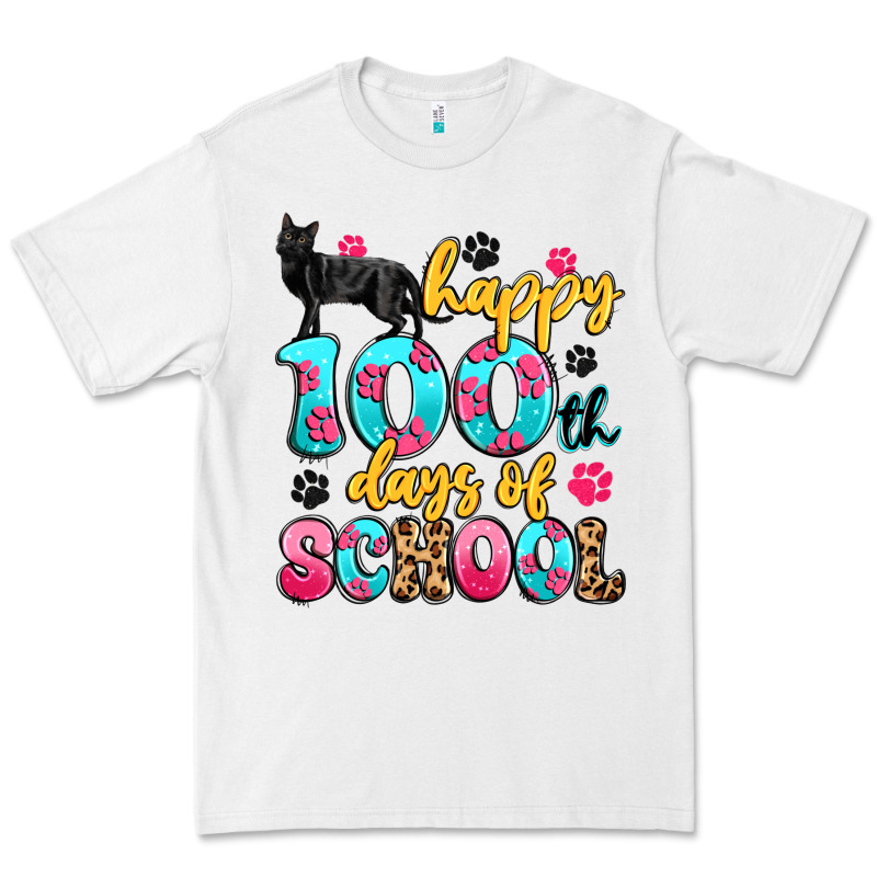 Happy 100th Days Of School Cat Premium Tee by Artiststas | Teevron