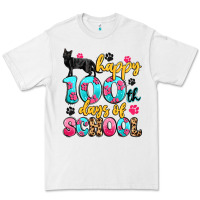 White happy 100th days of school cat Premium Tee - Artiststas