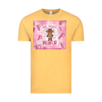 Vintage Mustard one boujee heifer Vintage Tee - MaliasSmallBusiness