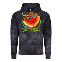Cloud Black sweet summertime watermelon Vintage Hoodie - Jasminsmagicworld