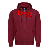 Burgundy Legendary Kidz Zipper Hoodie - Bettercallsaul