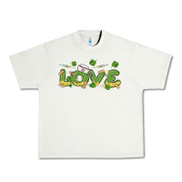 Pistachio st patricks love nurse Urban Heavy Tee - MaliasSmallBusiness