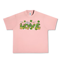 Salmon st patricks love nurse Urban Heavy Tee - MaliasSmallBusiness