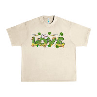 Sandshell st patricks love nurse Urban Heavy Tee - MaliasSmallBusiness