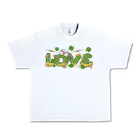 White st patricks love nurse Urban Heavy Tee - MaliasSmallBusiness