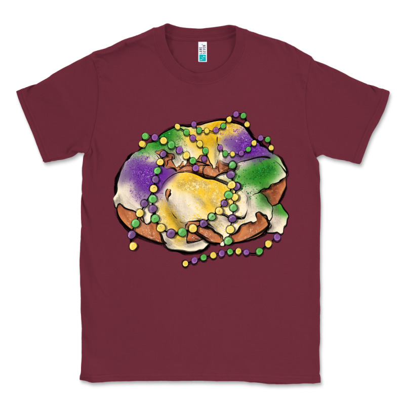 Mardi Gras King Cake Classic Tee by MaliasSmallBusiness | Teevron