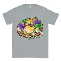 Heather Grey mardi gras king cake Classic Tee - MaliasSmallBusiness