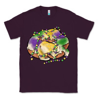 Plum mardi gras king cake Classic Tee - MaliasSmallBusiness