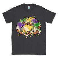Smoke mardi gras king cake Classic Tee - MaliasSmallBusiness
