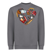 Storm bake tools hearts Heavyweight Sweatshirt - NancyCooperArtShop
