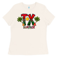 Bone texas summer Ladies Tee - CowhideDigitalArt