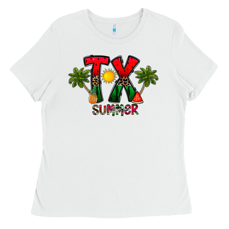 Texas Summer Ladies Tee by CowhideDigitalArt | Teevron