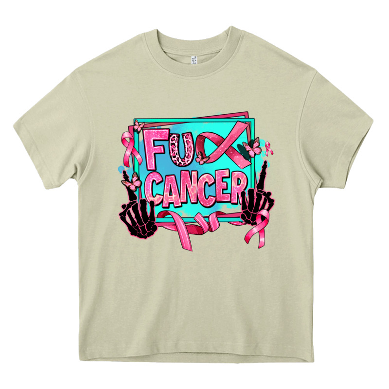 Fuck Cancer Heavy Core Tee by AdoDesignShop | Teevron