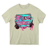 Mossy fuck cancer Heavy Core Tee - AdoDesignShop