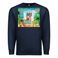 Navy summer mini Premium Sweatshirt - TumblerDesignByShophia