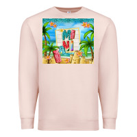 Pale Pink summer mini Premium Sweatshirt - TumblerDesignByShophia