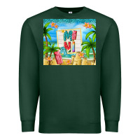 Sports Green summer mini Premium Sweatshirt - TumblerDesignByShophia