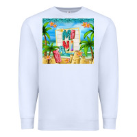 White summer mini Premium Sweatshirt - TumblerDesignByShophia