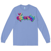 Colony Blue spooky Long Sleeve Tee - JahusDesignShop
