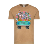 Vintage Camel truck with flowers malia Vintage Tee - MaliasSmallBusiness