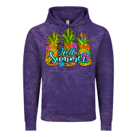 Cloud Purple hello summer pineapple Vintage Hoodie - Jasminsmagicworld