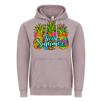 Vintage Zinc hello summer pineapple Vintage Hoodie - Jasminsmagicworld