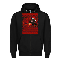 Black Merry Christmas Labrador Retriever Zipper Hoodie - Bettercallsaul