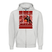 Dove Grey Merry Christmas Labrador Retriever Zipper Hoodie - Bettercallsaul
