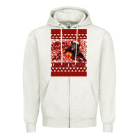 Oatmeal Heather Merry Christmas Labrador Retriever Zipper Hoodie - Bettercallsaul