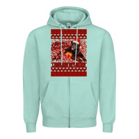 Seafoam Merry Christmas Labrador Retriever Zipper Hoodie - Bettercallsaul
