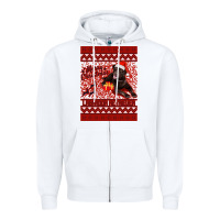 White Merry Christmas Labrador Retriever Zipper Hoodie - Bettercallsaul