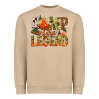 Mushroom camp fire legend Heavyweight Sweatshirt - NancyCooperArtShop