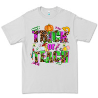Dove Grey trick or teach Premium Tee - AdoDesignShop