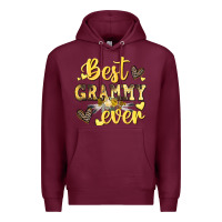Burgundy best grammy ever mother's day Premium Hoodie - CowGirlArtShop