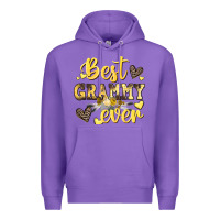Purple best grammy ever mother's day Premium Hoodie - CowGirlArtShop