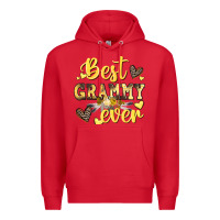 Red best grammy ever mother's day Premium Hoodie - CowGirlArtShop