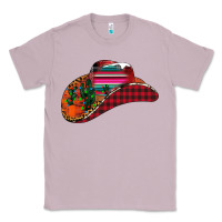 Lilac Christmas Cowboy Classic Tee - CowhideDigitalArt