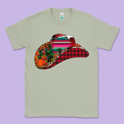 Christmas Cowboy Classic Tee Designed By Cowhidedigitalart