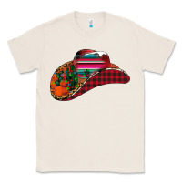 Natural Christmas Cowboy Classic Tee - CowhideDigitalArt