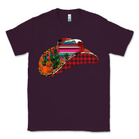 Plum Christmas Cowboy Classic Tee - CowhideDigitalArt