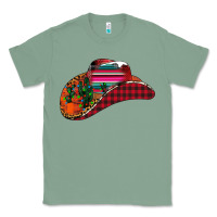 Sage Christmas Cowboy Classic Tee - CowhideDigitalArt