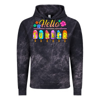 Cloud Black hello summer popsicles Vintage Hoodie - Jasminsmagicworld