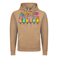Vintage Coffee hello summer popsicles Vintage Hoodie - Jasminsmagicworld