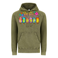 Vintage Olive hello summer popsicles Vintage Hoodie - Jasminsmagicworld