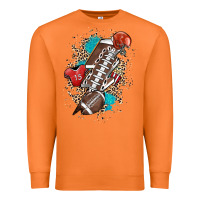 Carrot Football lightning bolt leopard Premium Sweatshirt - HowdyJamesFarm