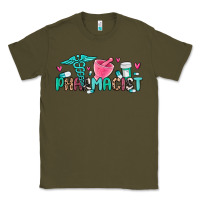 Army Green pharmacist Classic Tee - MaliasSmallBusiness