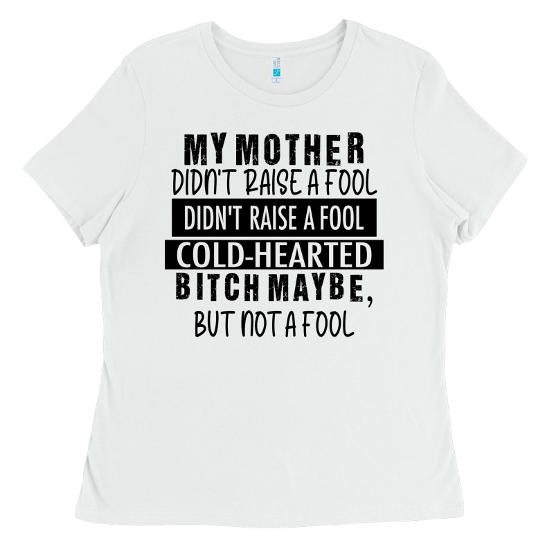 My Mother Black Ladies Tee by RacoonDesign | Teevron