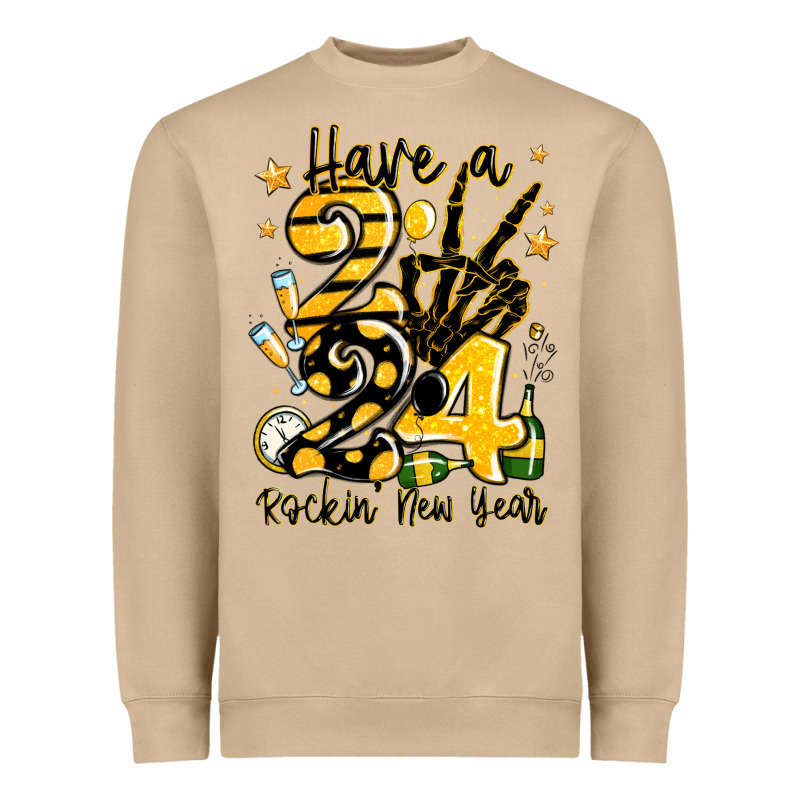 Have Rockin' New Year 2024 Heavyweight Sweatshirt by MaliasSmallBusiness | Teevron